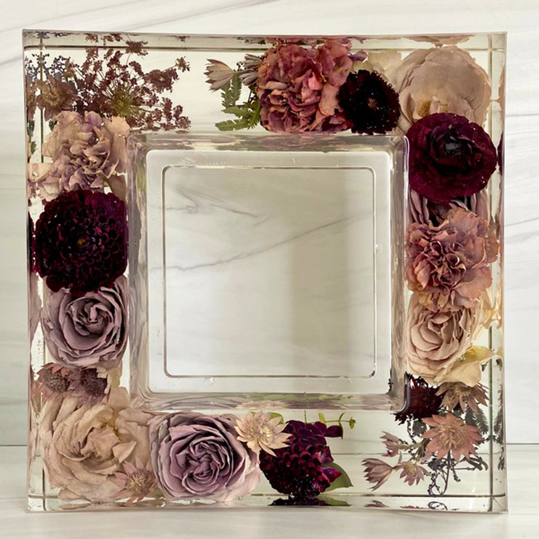 Katie Reporto floral frame